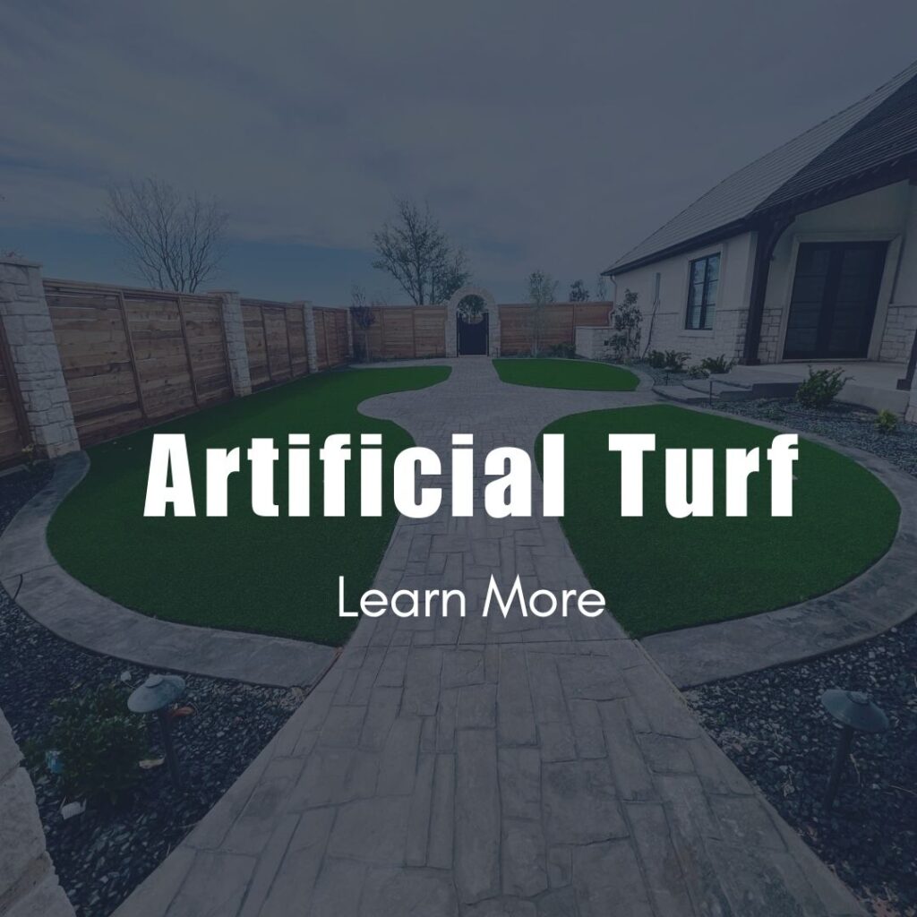 Artificial turf at luxury lawns